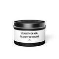 "Clarity of air. Clarity of focus" Soy Candle
