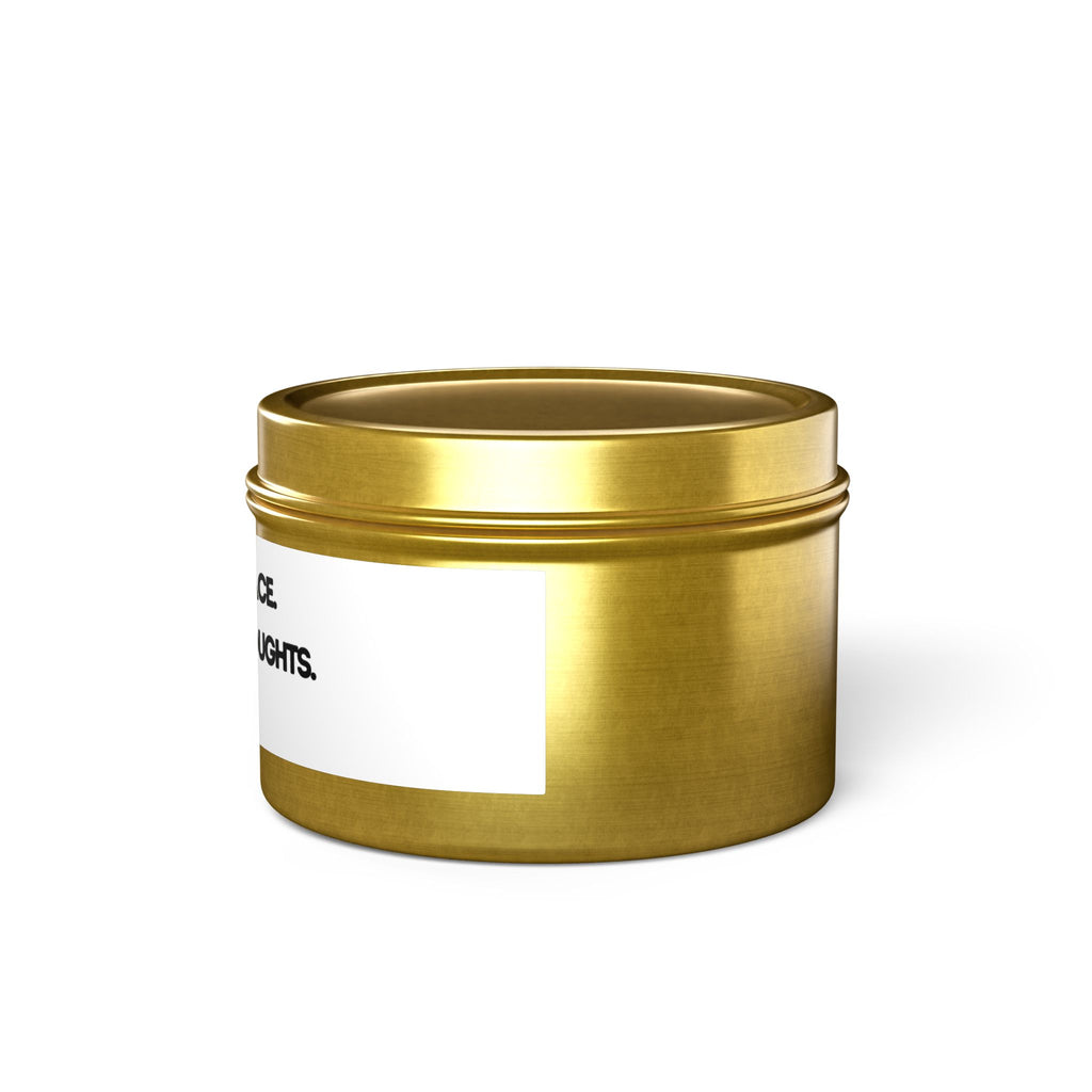 "Ordered space. Disciplined thoughts." Soy Candle