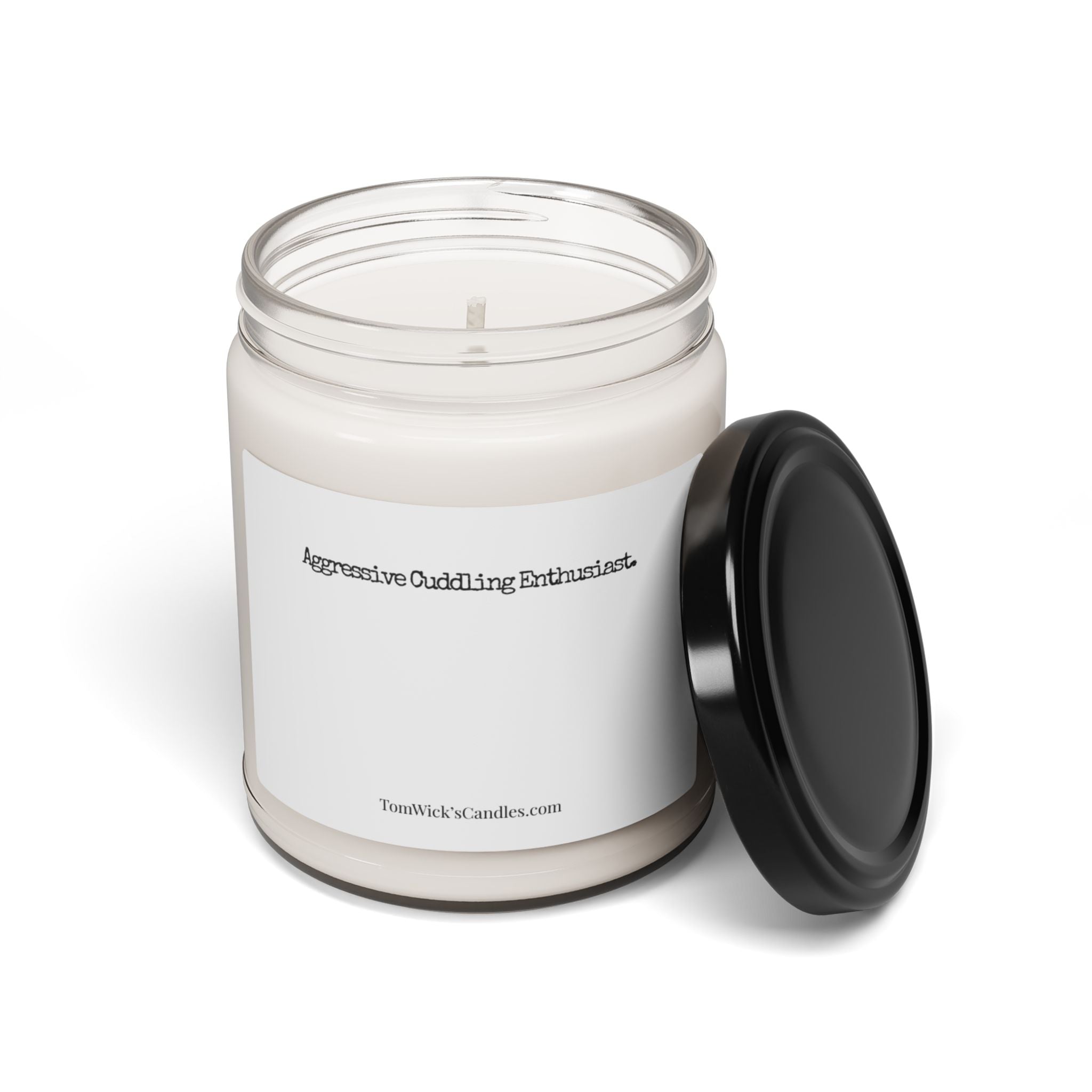 BJJ Aggressive Cuddling — "Aggressive Cuddling Enthusiast." Scented Soy Candle (9oz)